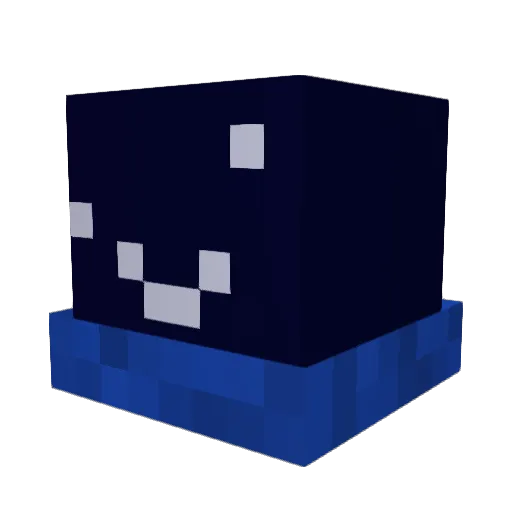 Kr3663 Minecraft avatar head, 3D render