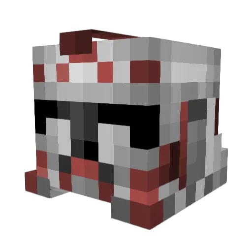 Kr8drgn Minecraft avatar head, 3D render