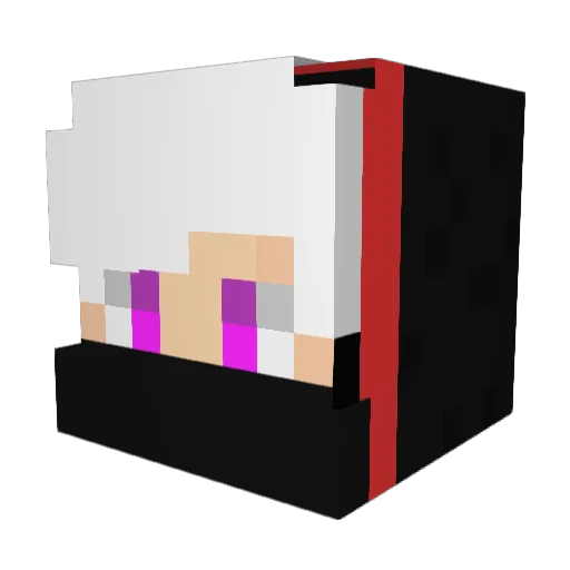 KrAfTmEh Minecraft avatar head, 3D render