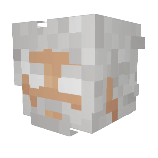 KrYpT_ME Minecraft avatar head, 3D render