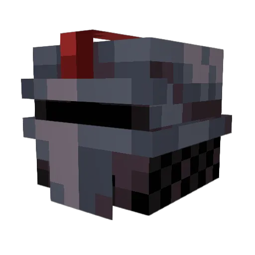 Krab_00 Minecraft avatar head, 3D render