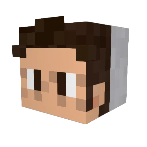 Krabakdoi123 Minecraft avatar head, 3D render