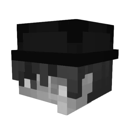 Kraber Minecraft avatar head, 3D render
