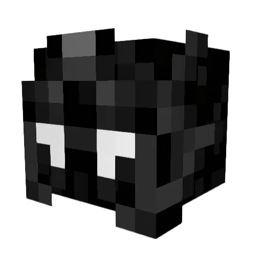 Krabubbles Minecraft avatar head, 3D render