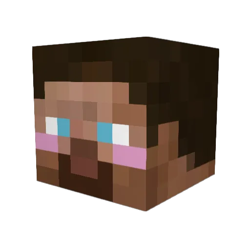 Krackers_uwu Minecraft avatar head, 3D render