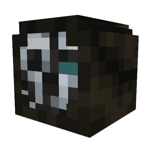 Kradon22 Minecraft avatar head, 3D render