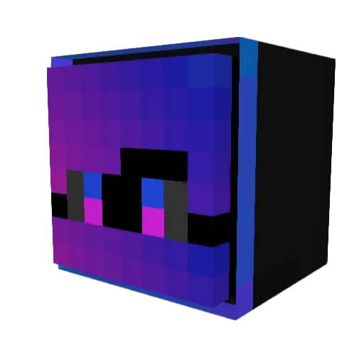 Kragers Minecraft avatar head, 3D render