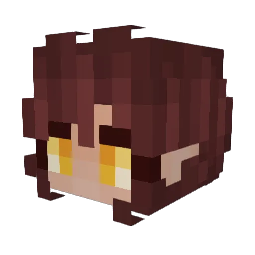 Krajanka36 Minecraft avatar head, 3D render