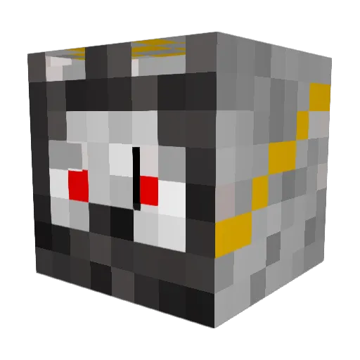 Kraken425 Minecraft avatar head, 3D render