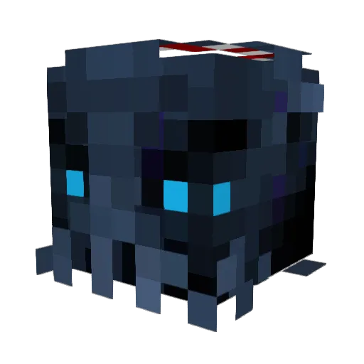 KrakenSage Minecraft avatar head, 3D render