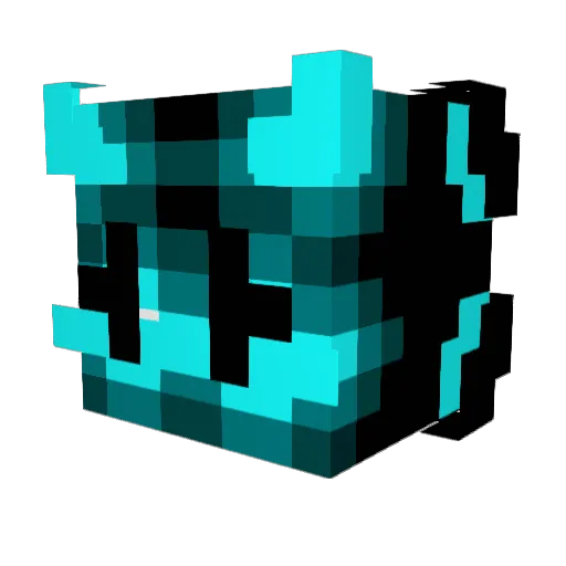 KrakenX2 Minecraft avatar head, 3D render