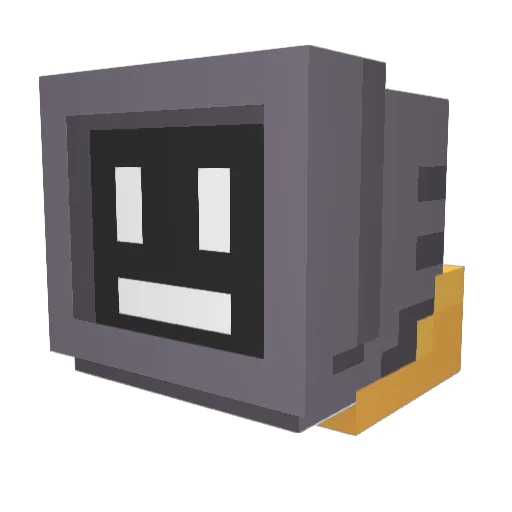 KrakenXP Minecraft avatar head, 3D render