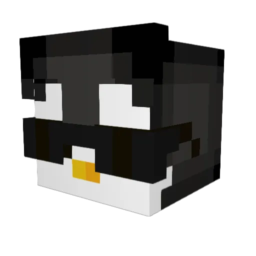 Kraken_Badmosh Minecraft avatar head, 3D render