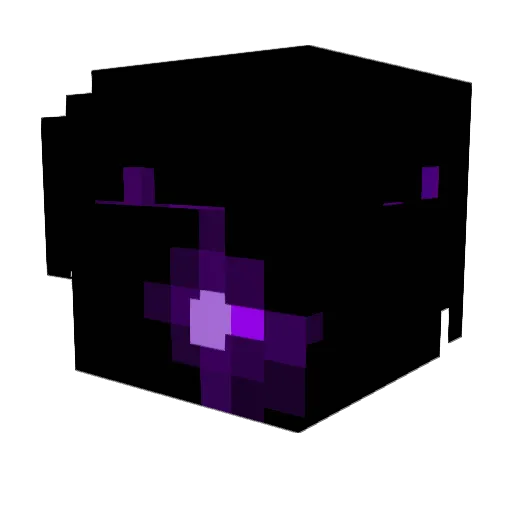 KrakiPW Minecraft avatar head, 3D render