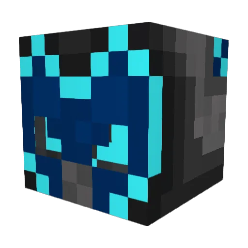 KrakimR Minecraft avatar head, 3D render