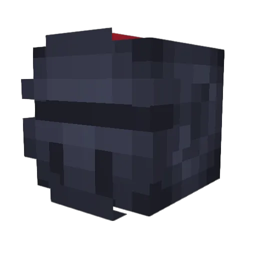 Krakonkillr Minecraft avatar head, 3D render