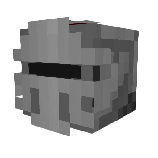 Krakz0r Minecraft avatar head, 3D render