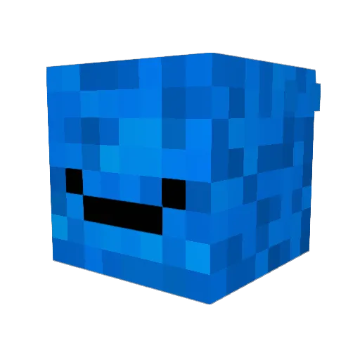 Kralus02 Minecraft avatar head, 3D render