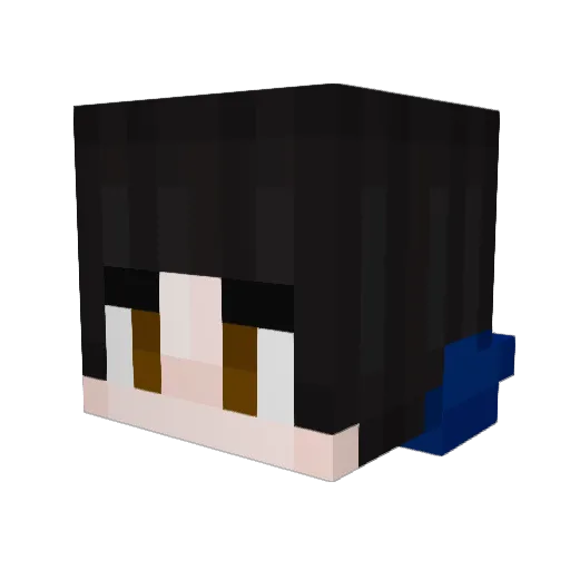 Kram_21 Minecraft avatar head, 3D render