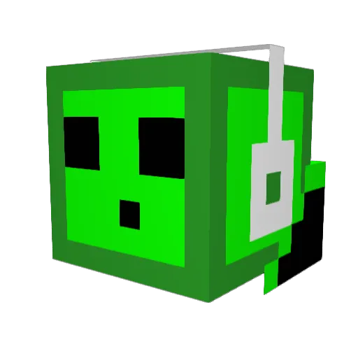 Kram_The_Man Minecraft avatar head, 3D render
