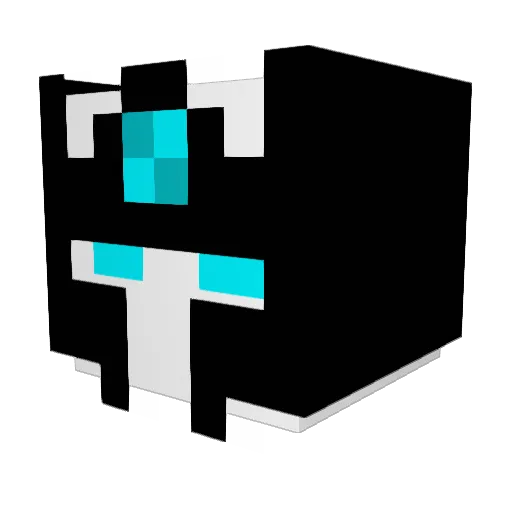 Krambcake Minecraft avatar head, 3D render
