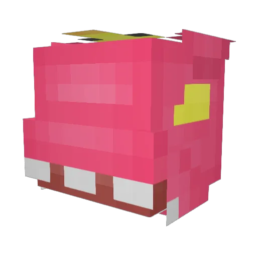 Kramco Minecraft avatar head, 3D render