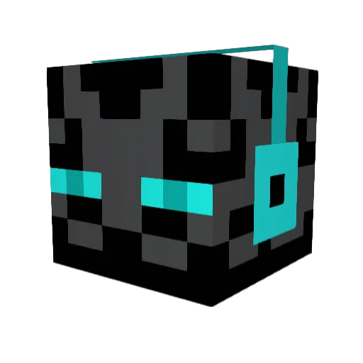 Krampera Minecraft avatar head, 3D render