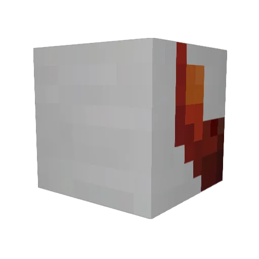 Kranada99 Minecraft avatar head, 3D render