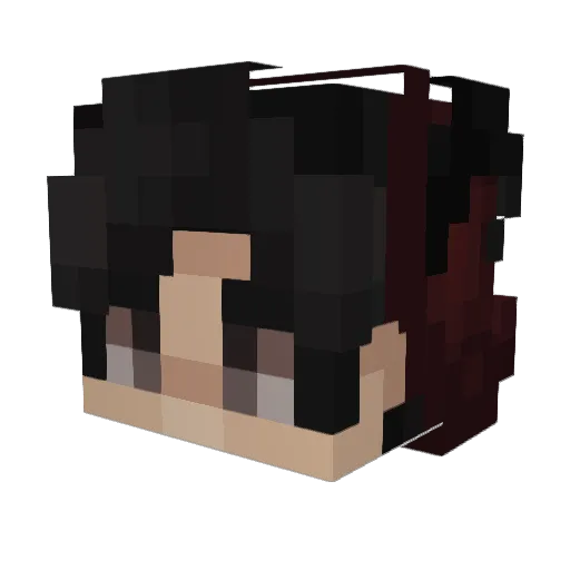 KrandRock Minecraft avatar head, 3D render