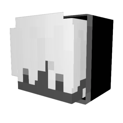 Kranehr09 Minecraft avatar head, 3D render
