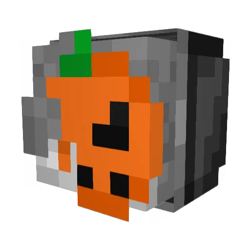 Kraney Minecraft avatar head, 3D render
