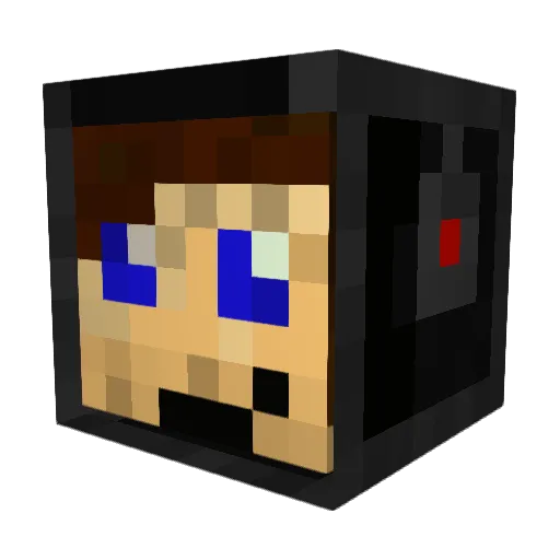 KrankiPants Minecraft avatar head, 3D render