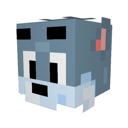 Krano88 Minecraft avatar head, 3D render