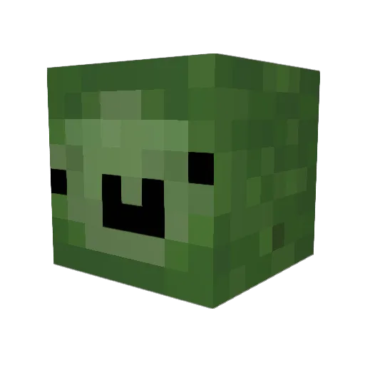 KrashKing000 Minecraft avatar head, 3D render