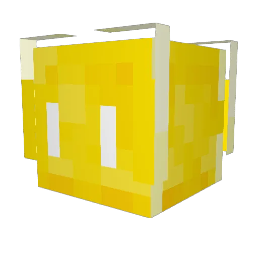 KrashLite Minecraft avatar head, 3D render