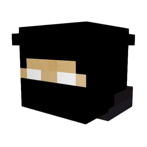 Krasimirr Minecraft avatar head, 3D render
