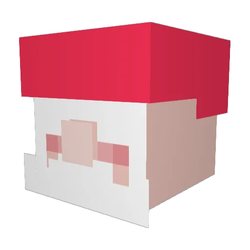 Krat_ Minecraft avatar head, 3D render