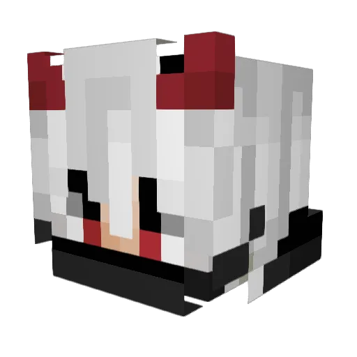 Krataeis Minecraft avatar head, 3D render