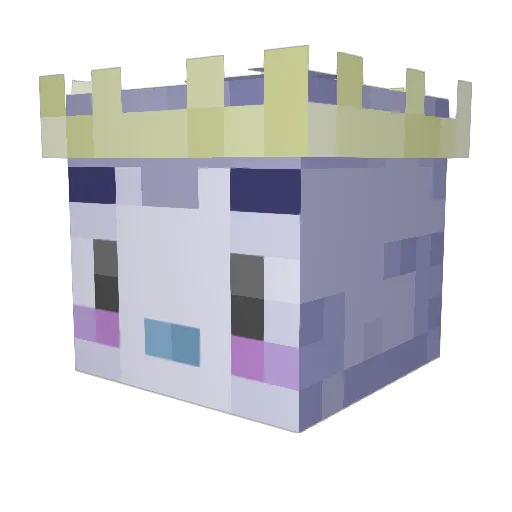 Kratom_Tea Minecraft avatar head, 3D render