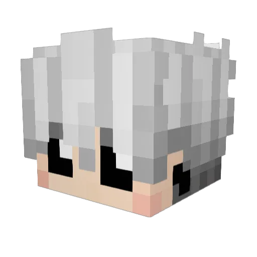 Kratos66616 Minecraft avatar head, 3D render