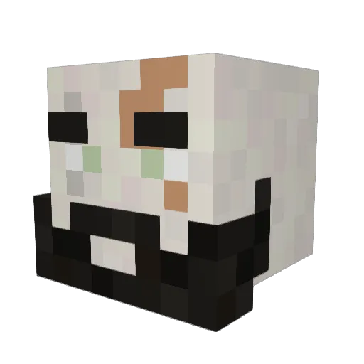 KratosLoki Minecraft avatar head, 3D render