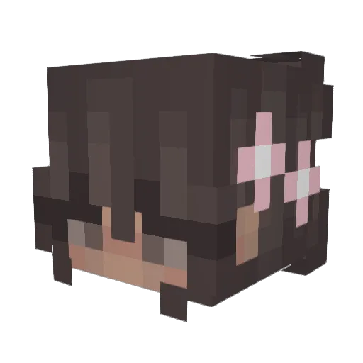 Kratosan Minecraft avatar head, 3D render