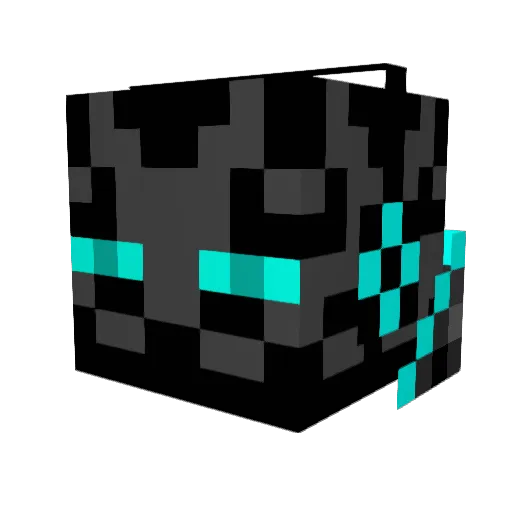 Kraudi Minecraft avatar head, 3D render