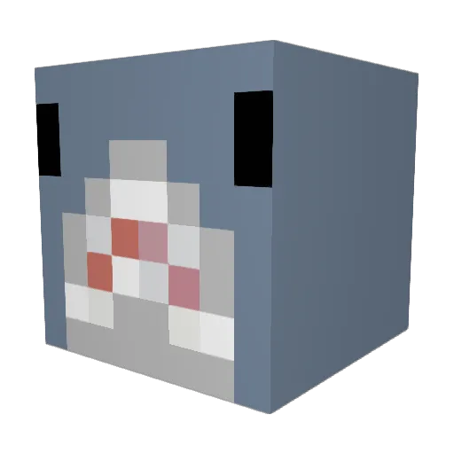 Krause4321 Minecraft avatar head, 3D render