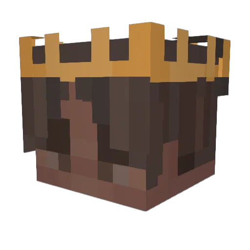 Kravasa Minecraft avatar head, 3D render