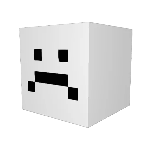 KravezZ37 Minecraft avatar head, 3D render