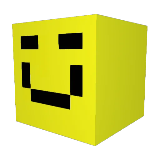 Krawlor Minecraft avatar head, 3D render