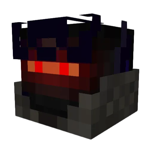 Kraxon1337 Minecraft avatar head, 3D render