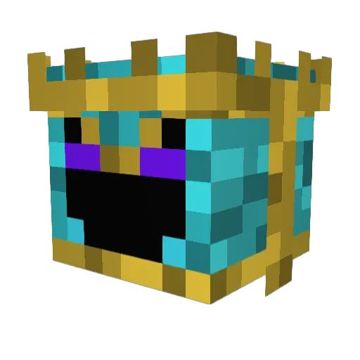 Krazd_King Minecraft avatar head, 3D render