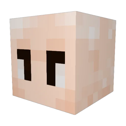 Krazed55 Minecraft avatar head, 3D render